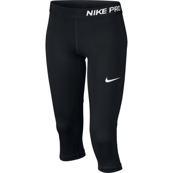 Nike DRI FIT Pro Cool 3 4 Training Capris Bottoms
